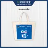 Túi Tote Vải Canvas Cherry - Mèo Trừu Tượng
