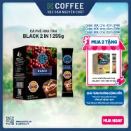 Cà phê hòa tan 2 in 1 K Black 255g
mua 2 tặng 1