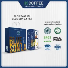 chứng nhận của cà phê rang xay blue sơn la