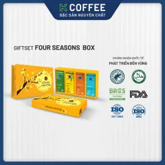 hộp quà tặng bốn mùa cao cấp k coffee