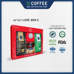 hộp quà cà phê love box 2 k coffee