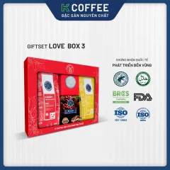 hộp quà cà phê love box 3 k coffee