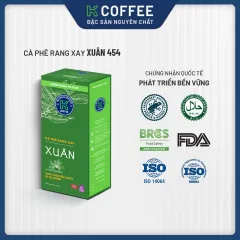 chứng nhận của cà phê rang xay k xuân