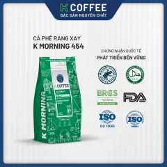 chứng nhận của cà phê rang xay k morning 454g