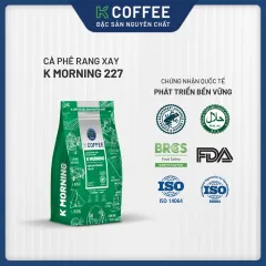 chứng nhận của cà phê rang xay k morning 227g