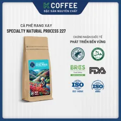 cà phê rang xay arabica natural process 227g