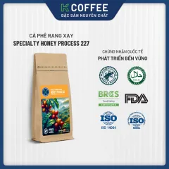 cà phê rang xay arabica honey process 227g