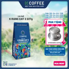 cà phê rang xay 2 mua 1 tặng phin