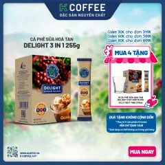 cà phê delight 3in1 225g mua 4