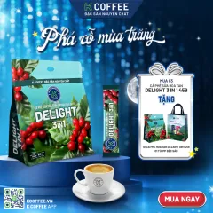quà trung thu combo 3 cà phê delight 3in1 459g