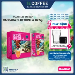 hộp trà cascara 112g có hộp quà đi kèm