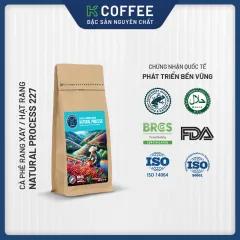 cà phê hạt rang arabica natural process