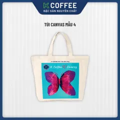 Túi Tote Vải Canvas Cherry - Cánh Bướm
