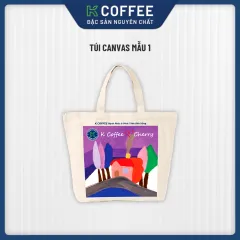 Túi Tote Vải Canvas Cherry - Nhà Của Ngoại