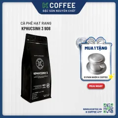 cà phê hạt rang kphucsinh 3 908 g mua 1 tặng phin