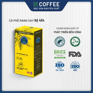 các chứng nhận cà phê rang xay nguyên chất k hạ