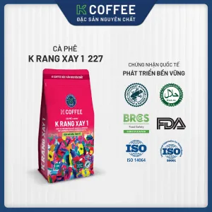 chứng nhận cà phê rang xay 1 227g