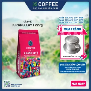 cà phê rang xay 1 mua 1 tặng phin