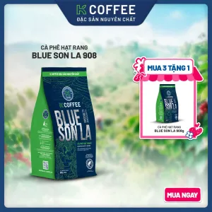 Cà phê hạt K Blue Son La 908 mua 3 tặng 1