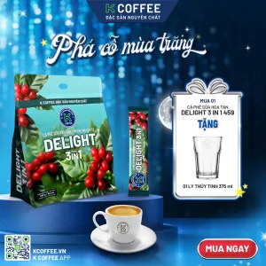 quà trung thu cà phê delight 3in1 459g
