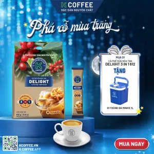 quà trung thu cà phê delight 3in1 612g