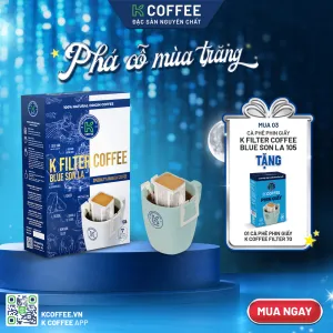 quà trung thu cà phê filter blue sơn la 105g