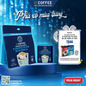 quà trung thu cà phê k coffee filter blue sơn la 450
