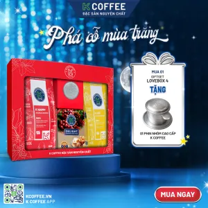 bộ quà tặng trung thu love box 4 k coffee