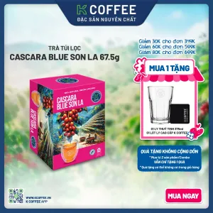 hộp giấy trà cascara blue sơn la 67g mua 1 tặng 2