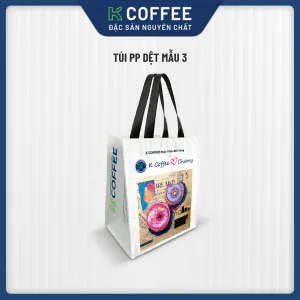 Túi PP Dệt K Coffee - Donuts