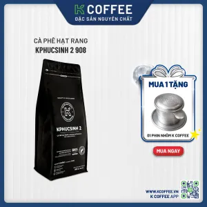 cà phê hạt rang kphucsinh 2 908 g mua 1 tặng phin