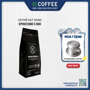 cà phê hạt rang kphucsinh 5 908 g mua 1 tặng phin