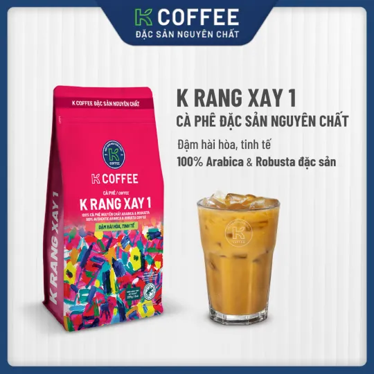 100% arabica và robusta của k rang xay 1