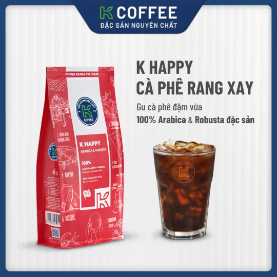 100% arabica và robusta k happy
