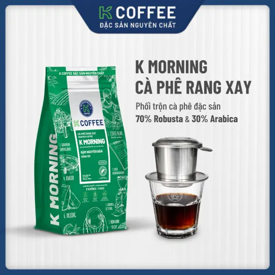 tỷ lệ arabica và robusta của k morning 454g