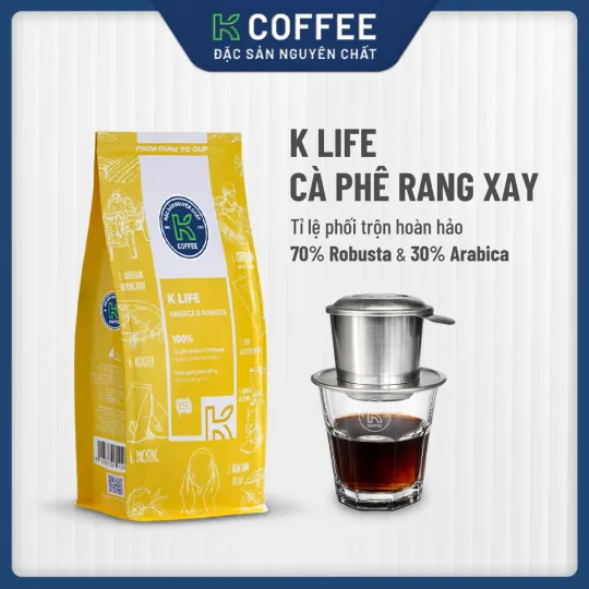 tỷ lệ vàng arabica và robusta trong k life