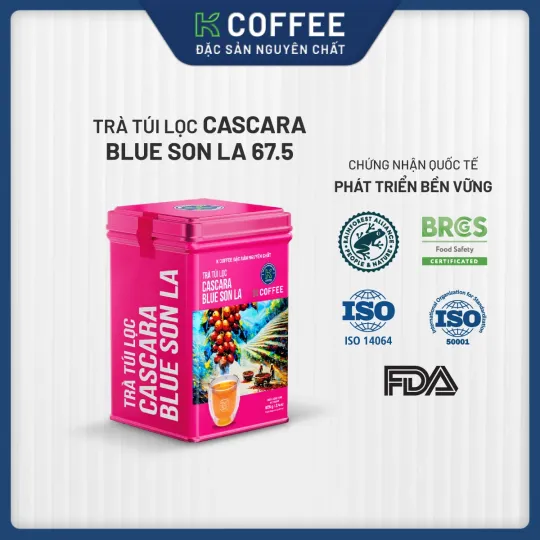 hộp thiếc trà cascara blue sơn la 67g k coffee