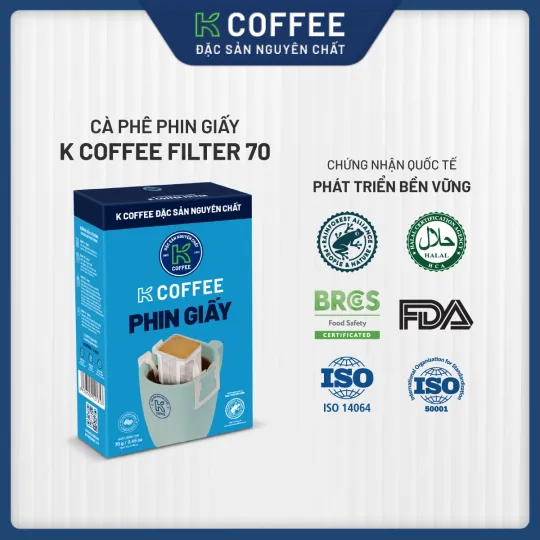 cà phê k coffee filter 70g