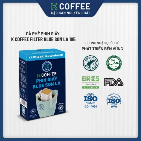 cà phê filter blue sơn la 105g bản mới