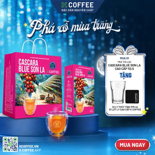 quà trung thu hộp quà trà cascara 112g