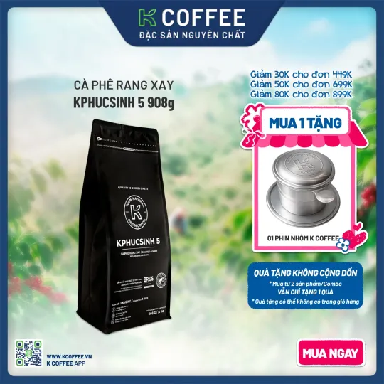 cà phê rang xay kphucsinh 5 908g k coffee