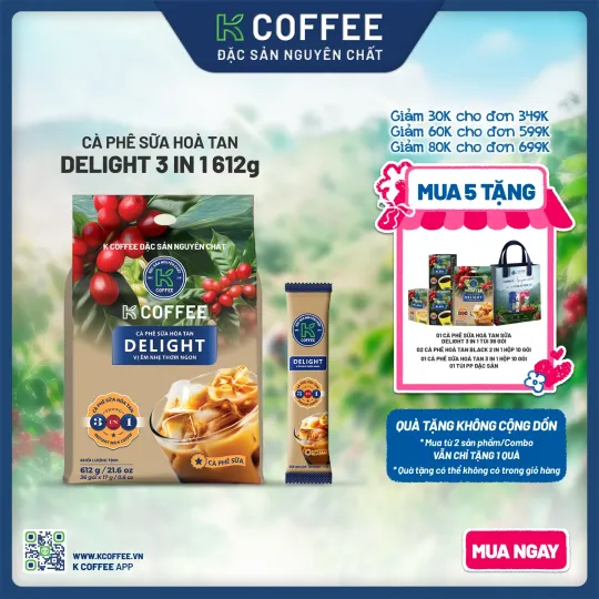 delight 3in1 612 mua 5 tặng 5