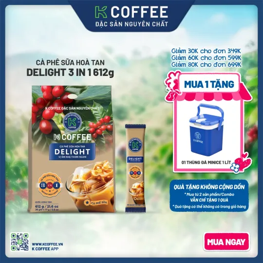 delight 3in1 612 mua 1 tặng thùng đá