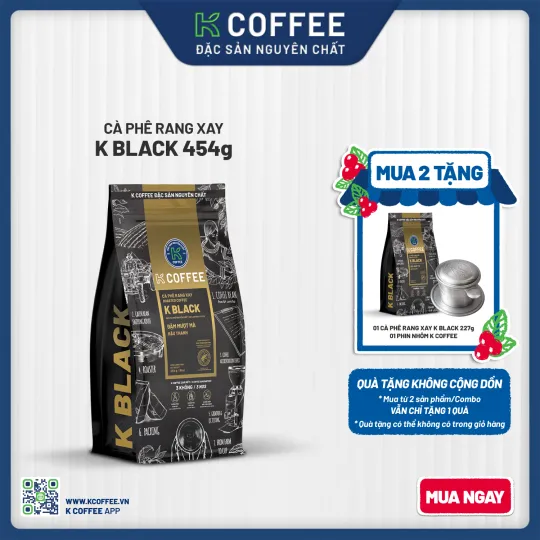 cà phê rang xay k black 454 mua 1 tang 2