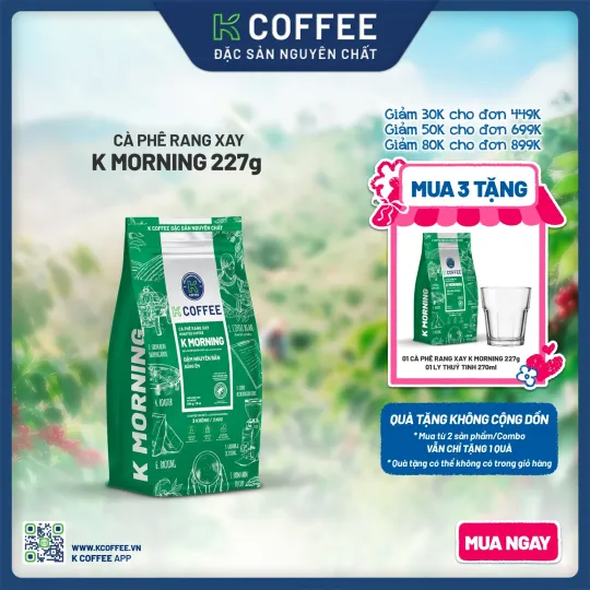 rang xay k morning 227 mua 3 tặng 2