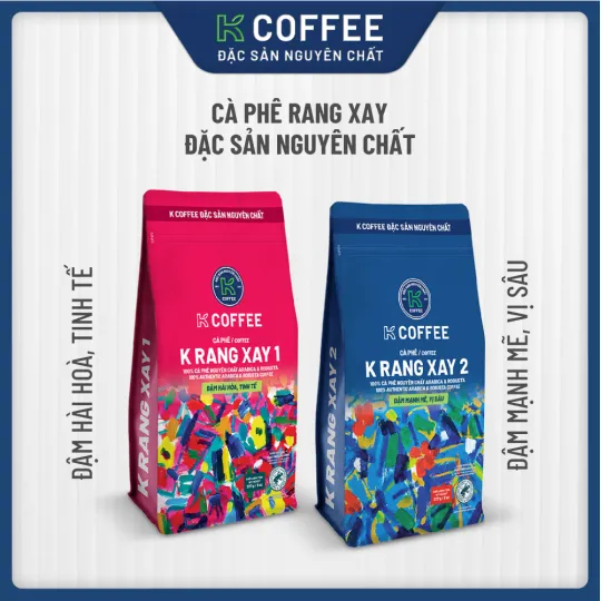 cà phê k rang xay 1 và cà phê k rang xay 2