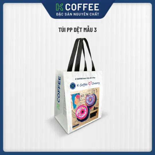 Túi PP Dệt K Coffee - Donuts