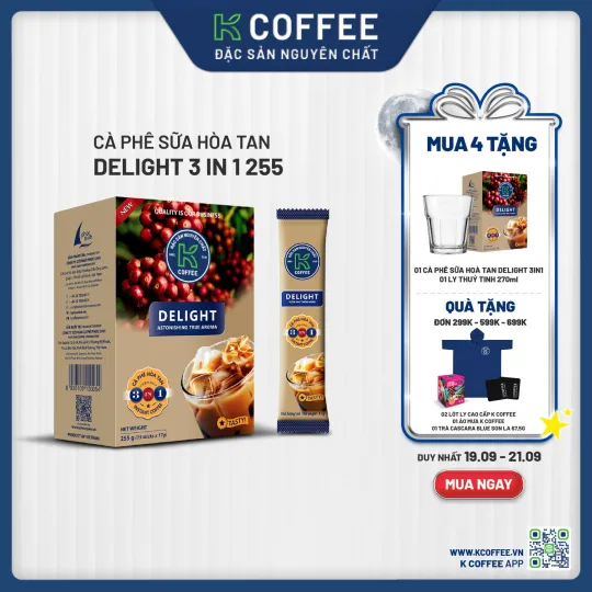 delight 3in1 255g mua 4 tặng 2