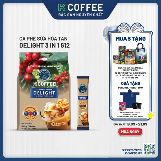 delight 3in1 612 mua 5 tặng 5