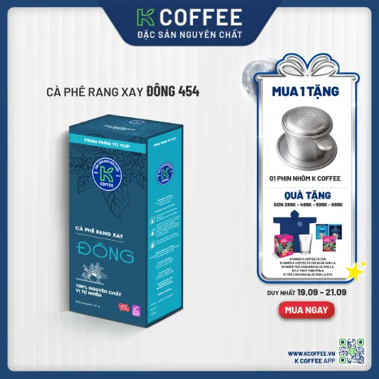 cà phê rang xay k đông mua 1 tặng phin
